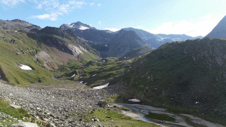 Abstieg zur Eisseehütte
