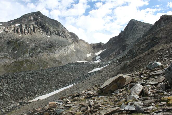 Zopetspitze (links) und Zopetscharte