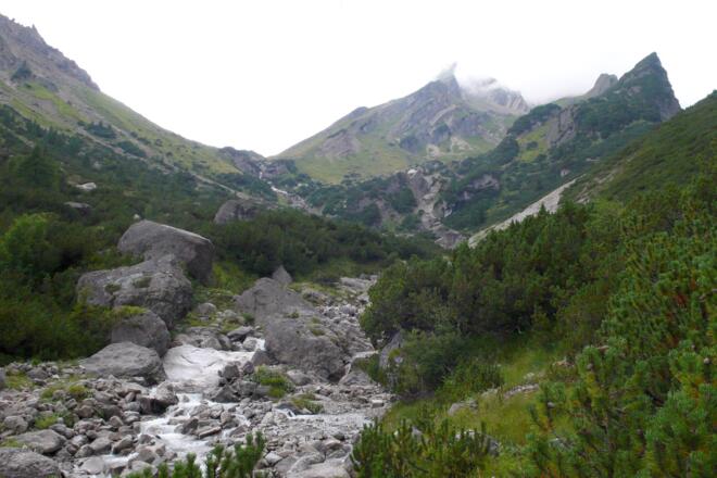 Aufstieg zur Muttekopfhütte