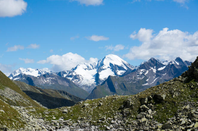 zurück im Ahrntal - hinten die Rötspitze