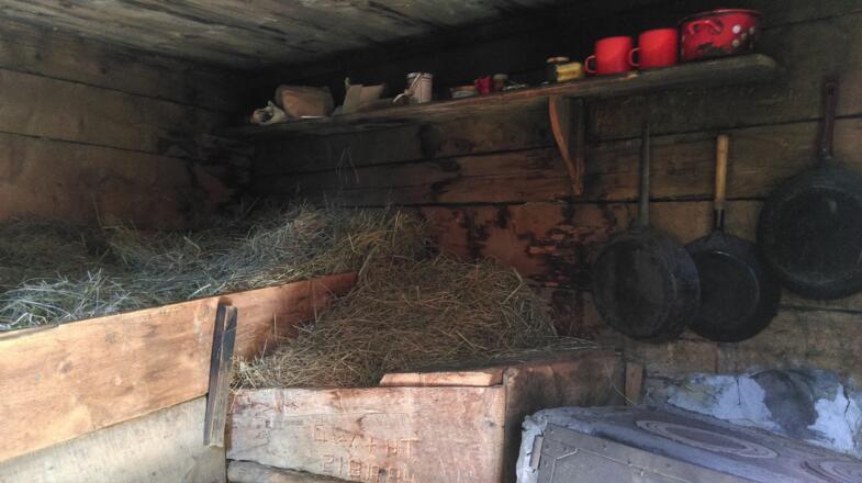 Schäferhütte innen