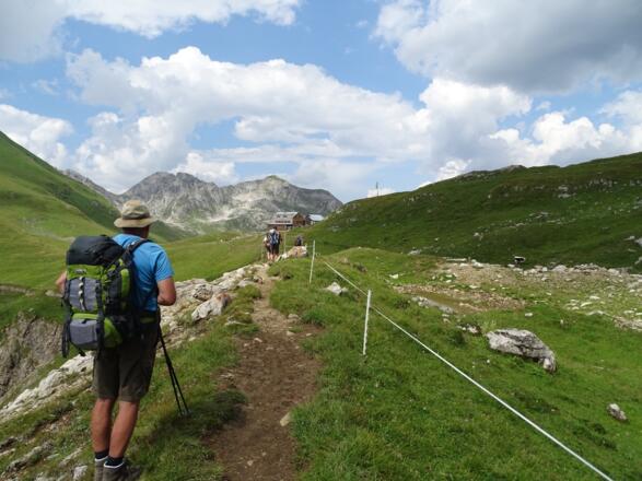 Die letzten Meter zur Hütte