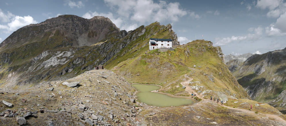 Die Lenkjöchlhütte Ende August 2017