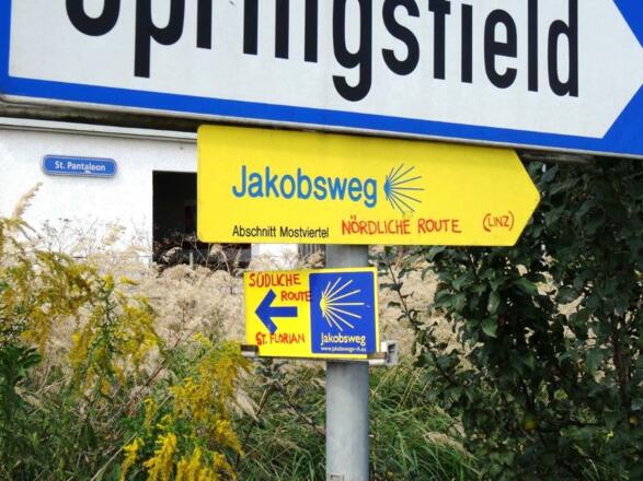 Trennung nördliche/südliche Route