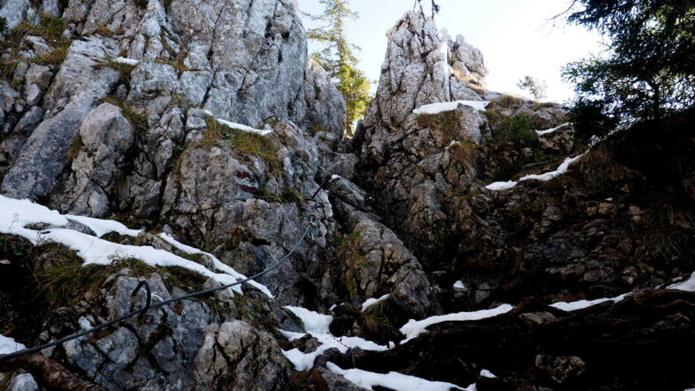 Seilsicherungen unten ~1525m