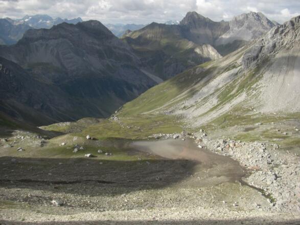 Blick zum kleinen See am Kälberlahnzug