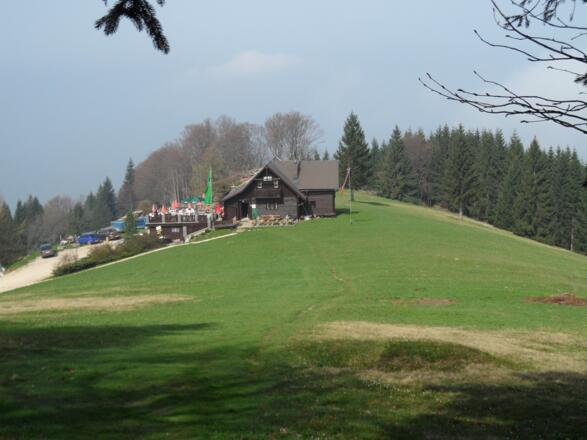 Die Grünburger Hütte des Alpenvereins.