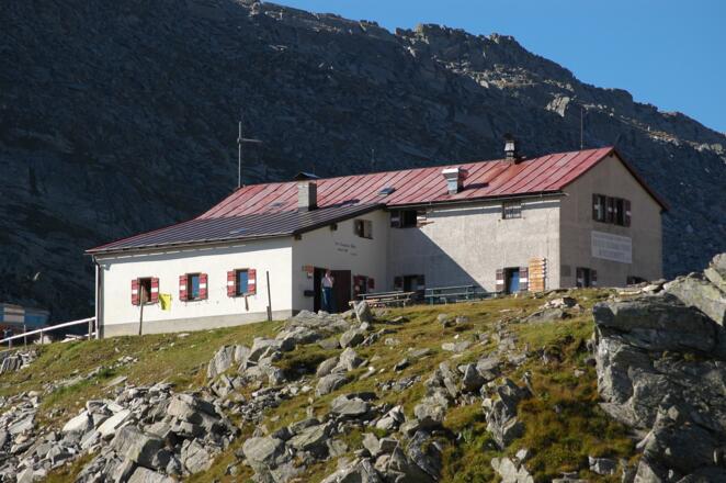 Blick auf die Chemnitzer Hütte