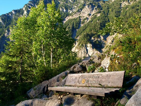 &quot;Gott sei Dank&quot; Bankerl 1070 m