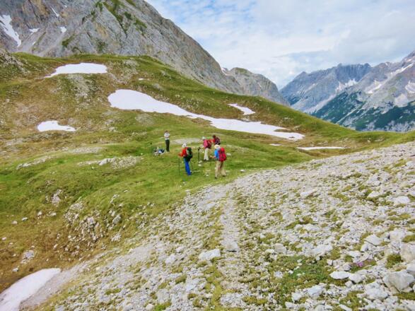 im Kreuzjöchl, von der Pfeishütte aus