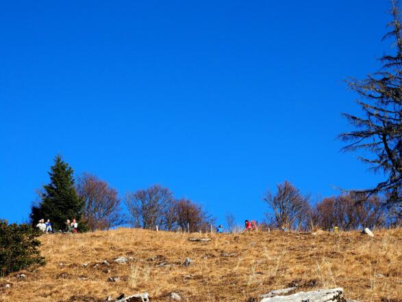 1400m, Südgratabstieg (in Karten nicht eingezeichnet).