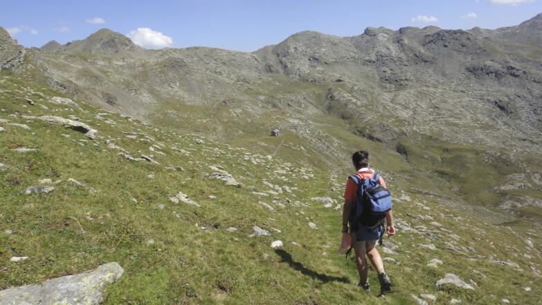 Die einsame Gerbershütte ist bald erreicht.