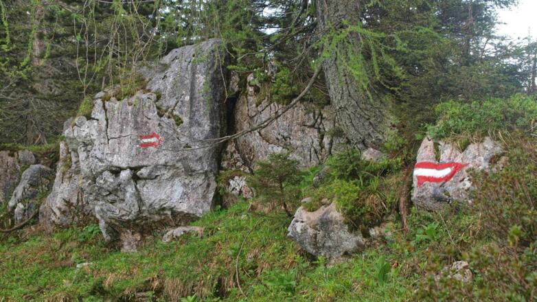 Ausstieg auf den Langfirst
