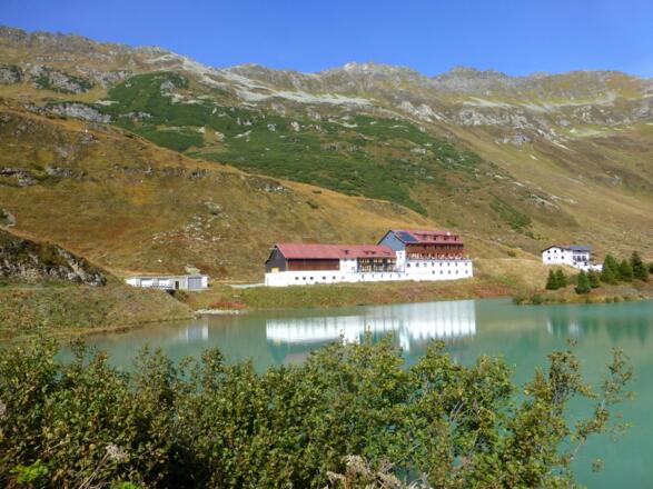 Gasthaus Zeinisjoch - hier startet die Tour. 