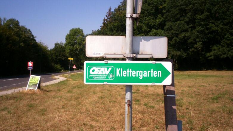 Steinbruchweg zum Klettergarten