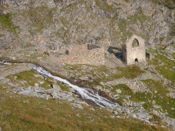 Altes Bauwerk aus der Goldgräberzeit
