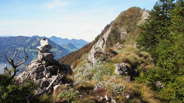 Kammverlauf in der Nähe des Schiefersteingipfels.