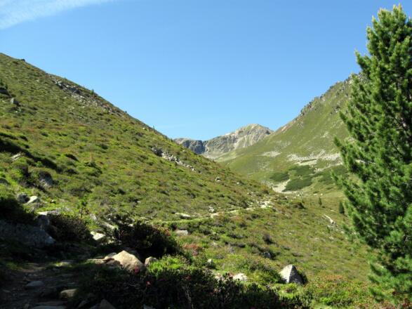 Der Weiterweg ins Wörgetal ist ohne Schwierigkeiten zu meistern und sehr schön angelegt.