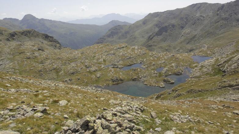 Die &quot;Vierzehn Seen&quot; am Ende des Drasnitztales