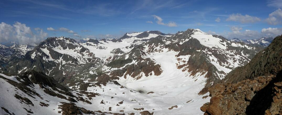 Wilder Freiger und Sonklarspitze - von Magdeburger Scharte