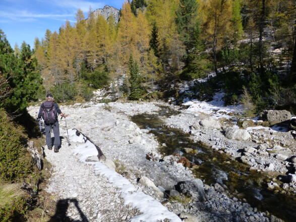 Abstieg zum Parkplatz Klammbrücke