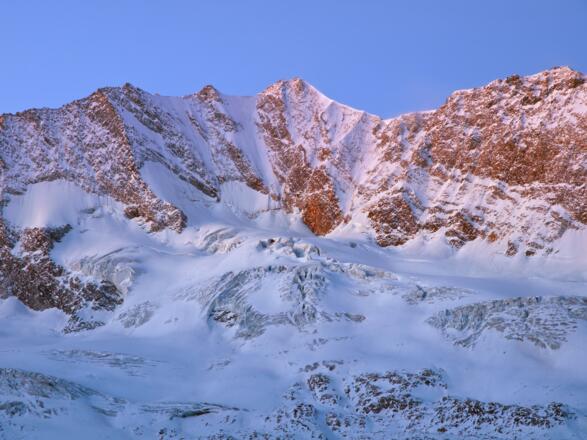 Sonnenaufgang am Hochfeiler