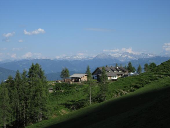 die Mitterfeldalm ist herrlich gelegen