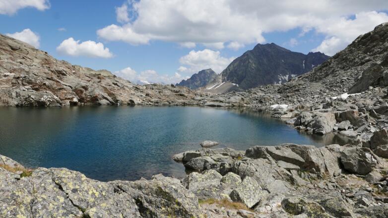 Der See hinter der Scharte