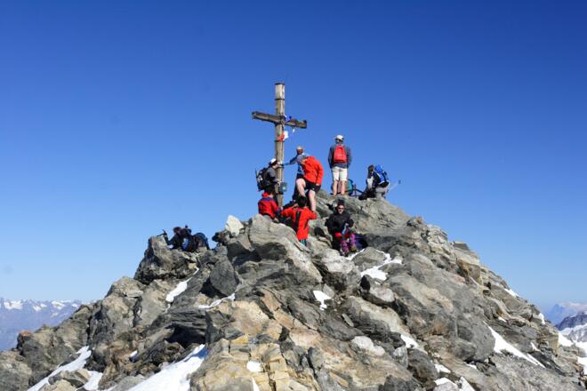 Auf dem Gipfel ist nicht viel Platz