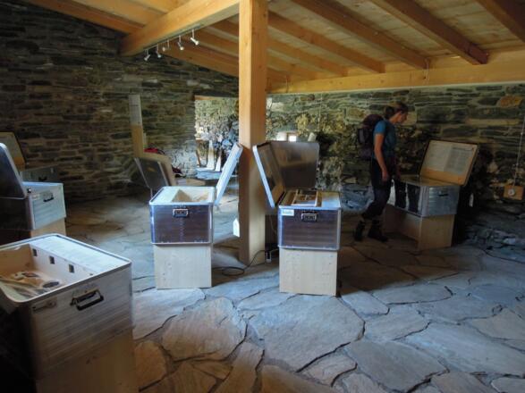 Die Ausstellung in der Lavitzalm