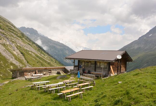 Die Lavitzalm vor ihrer Erweiterung (Bild: 2016)