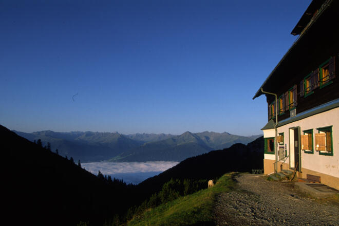 Aussicht vom Solsteinhaus