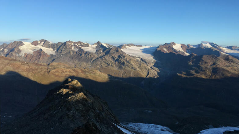 Blick vom Saykogel auf die Ötztaler Alpen