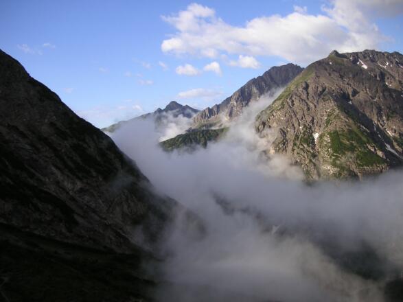 Blick nach Süden zur Silberspitze