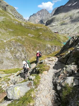 Das letzte Stück zur Hütte