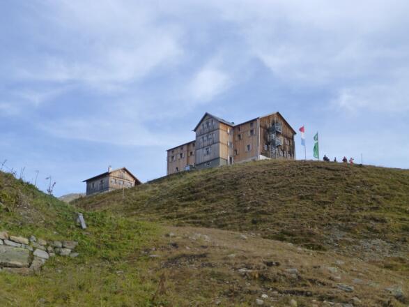 Die neue Heilbronner Hütte - gemütlicher Schlafplatz 