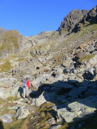 am Weg zum Kreuzseeschartl