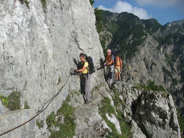 Steinerne Rinne Quergang