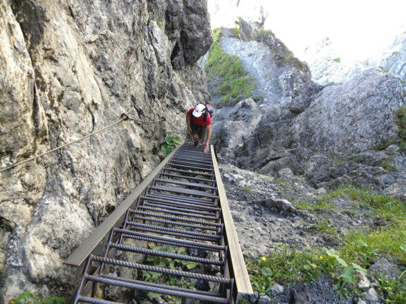 Jubiläumssteig Leiterpassage