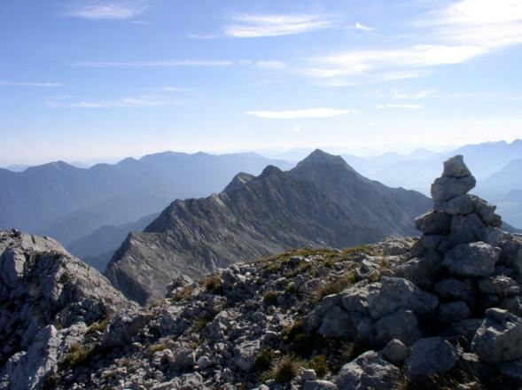 Blick bis zum Kleinen Priel im Osten