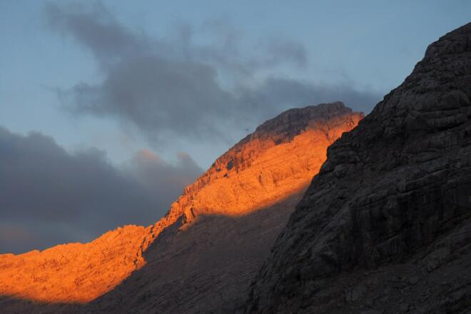 Ochsenhorn von der Schutzhütte 1966m gesehen