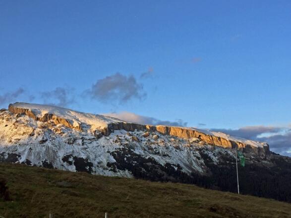 Der Hohe Ifen in der Abendsonne