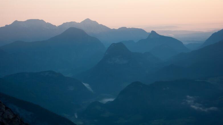 Sonnenuntergang von der Schmidt-Zabierow Hütte