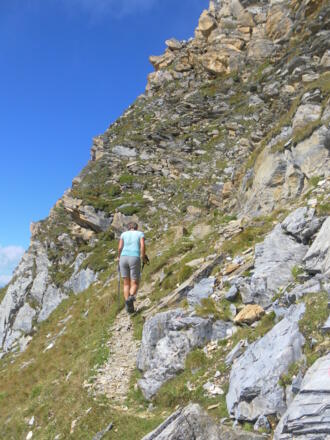 in der Südflanke des Ostgrates