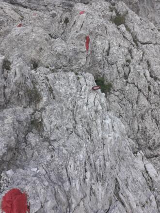 Gut markiert geht es nach oben