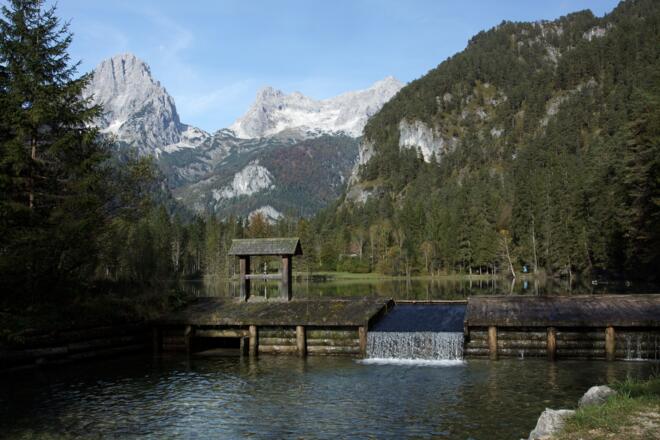 Schieder Weiher im Tal bei Hinterstoder