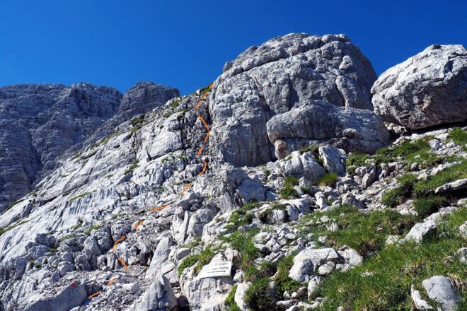 Abkürzung vom Überstieg +1990m