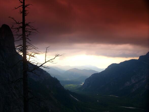 Gewitterstimmung in der Röll