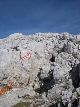 Weiterweg von der Brotfallscharte