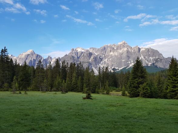 Blick in Richtung Sextner Dolomiten